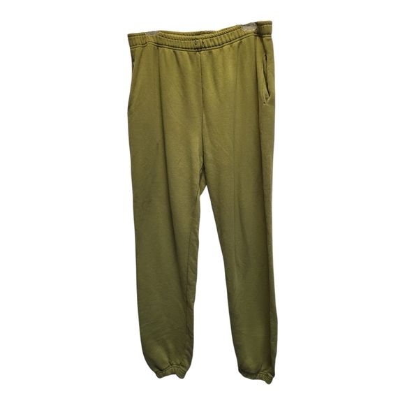 Little Mistress Green Joggers Elastic Waistband Relaxed Fit - Size XL - Picture 1 of 3